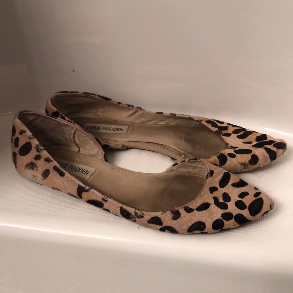Steve Madden cheetah flats
